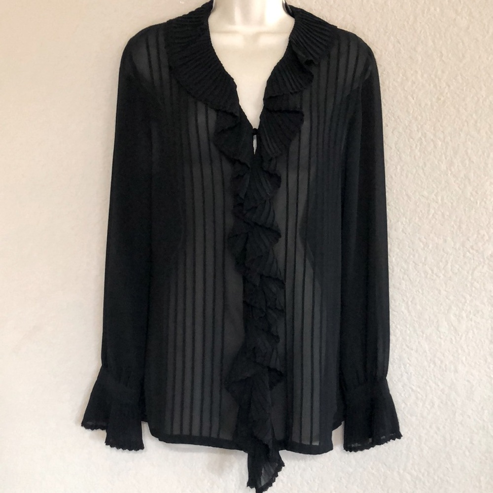 Express Black Blouse